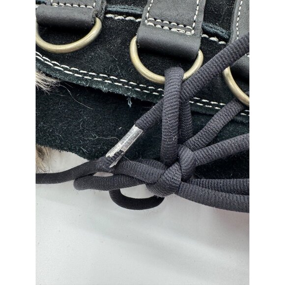 Sorel Joan Of Arctic Waterproof Winter Snow Boots Womens 7.5 Faux Fur Lined Blac - Picture 7 of 16